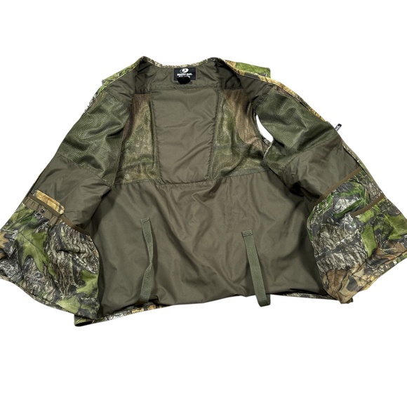 Mossy Oak Obsession Turkey Thugs Camo Utility Hunting Vest Mens 2XL - Picture 7 of 10